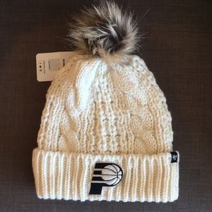 NWT Pacers knit hat with Pom!